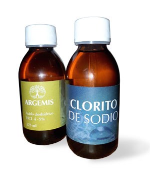 Kit clorito de sodio + activador 125 ml.